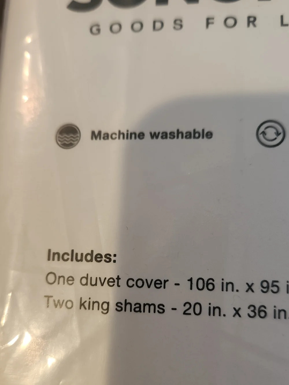 SONOMA King Duvet Cover Set - Cream with Blush Floral Pattern New in Bag
